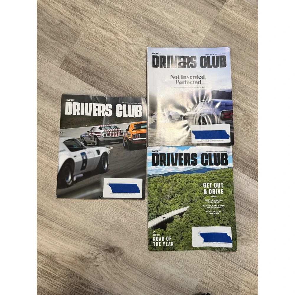 INERTIA DRIVERS CLUB Car Magazine Lot‎ 3 Issues Auto Enthusiast